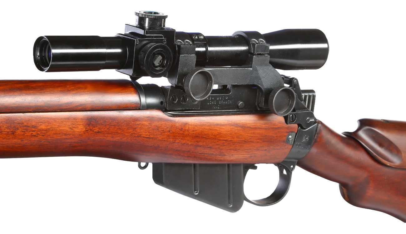 Ares Lee-Enf. SMLE No.4 MK1 Stahl Bolt-Action Gewehr mit ZF No.32 6mm BB Echtholz + Waffenkiste Bild 7