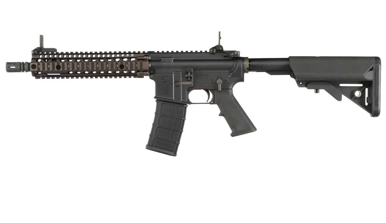 GHK Colt / Daniel Defense MK18 MOD1 Vollmetall Gas-Blow-Back 6mm BB Dualtone - Forged Receiver Edition Bild 1