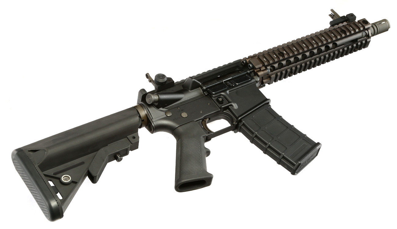 GHK Colt / Daniel Defense MK18 MOD1 Vollmetall Gas-Blow-Back 6mm BB Dualtone - Forged Receiver Edition Bild 4