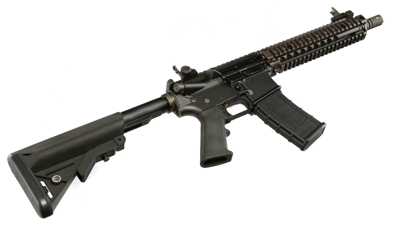 GHK Colt / Daniel Defense MK18 MOD1 Vollmetall Gas-Blow-Back 6mm BB Dualtone - Forged Receiver Edition Bild 5