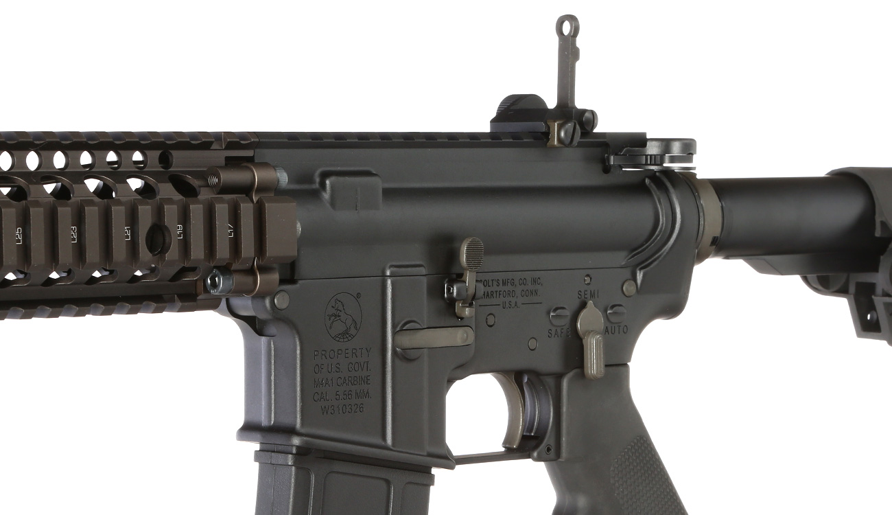 GHK Colt / Daniel Defense MK18 MOD1 Vollmetall Gas-Blow-Back 6mm BB Dualtone - Forged Receiver Edition Bild 7