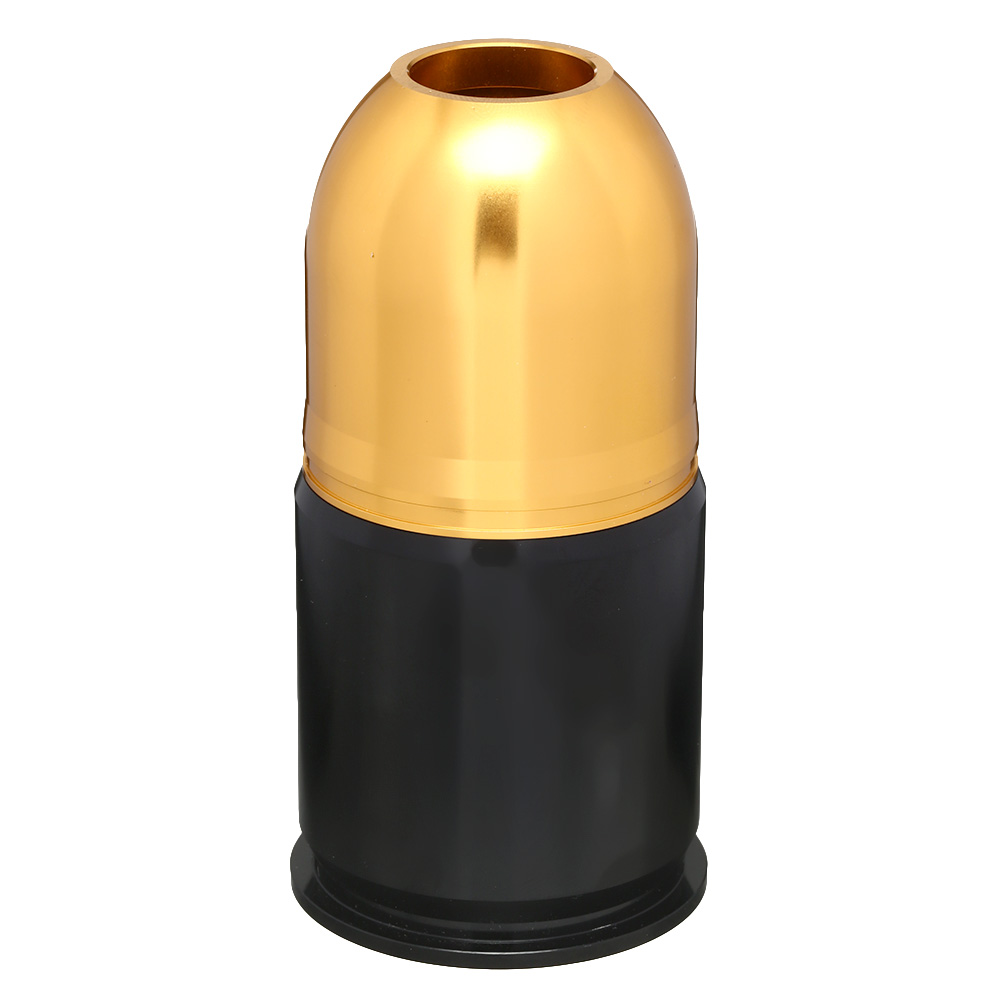 ASG 40mm Vollmetall Hlse / Einlegepatrone f. 65 6mm BBs gold inkl. 10 Abdeckkappen Bild 4