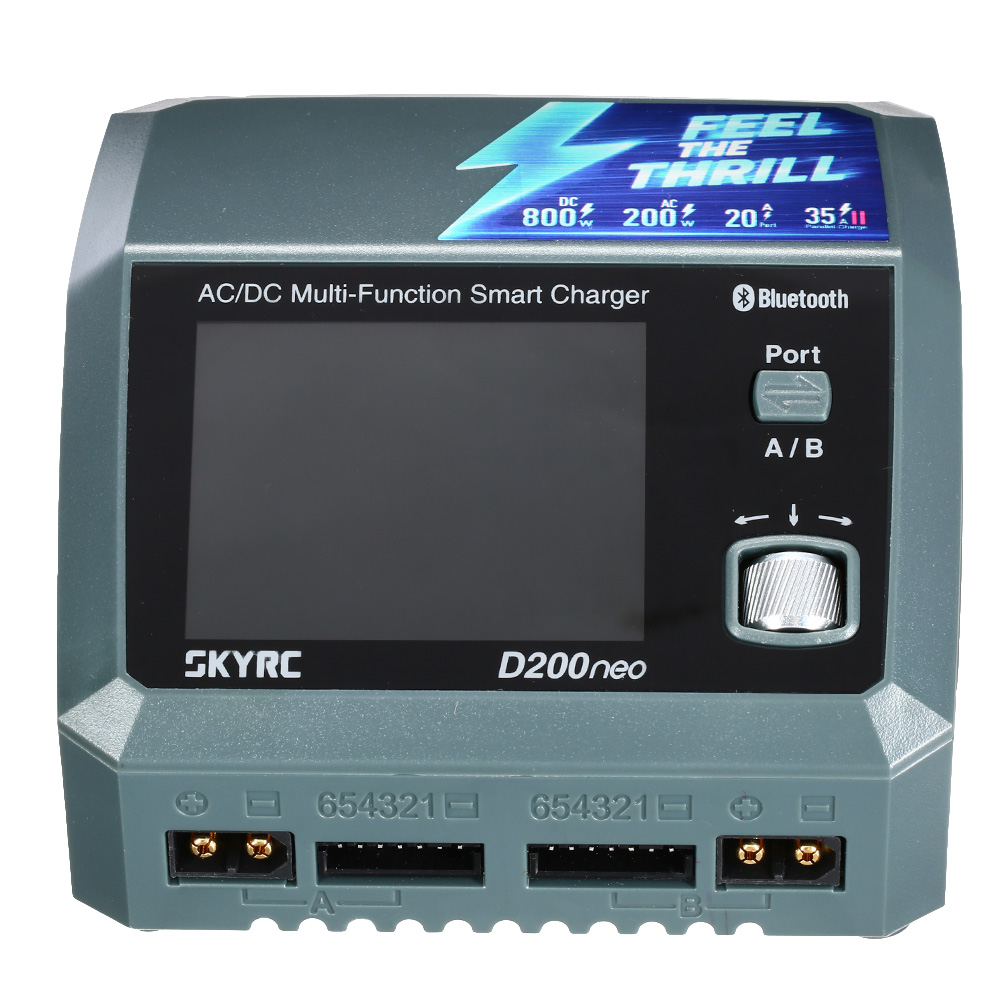 SKYRC D200 Neo Duo Ladegerät f. LiPo / NiMH / Pb 20A 200W 12 / 230V