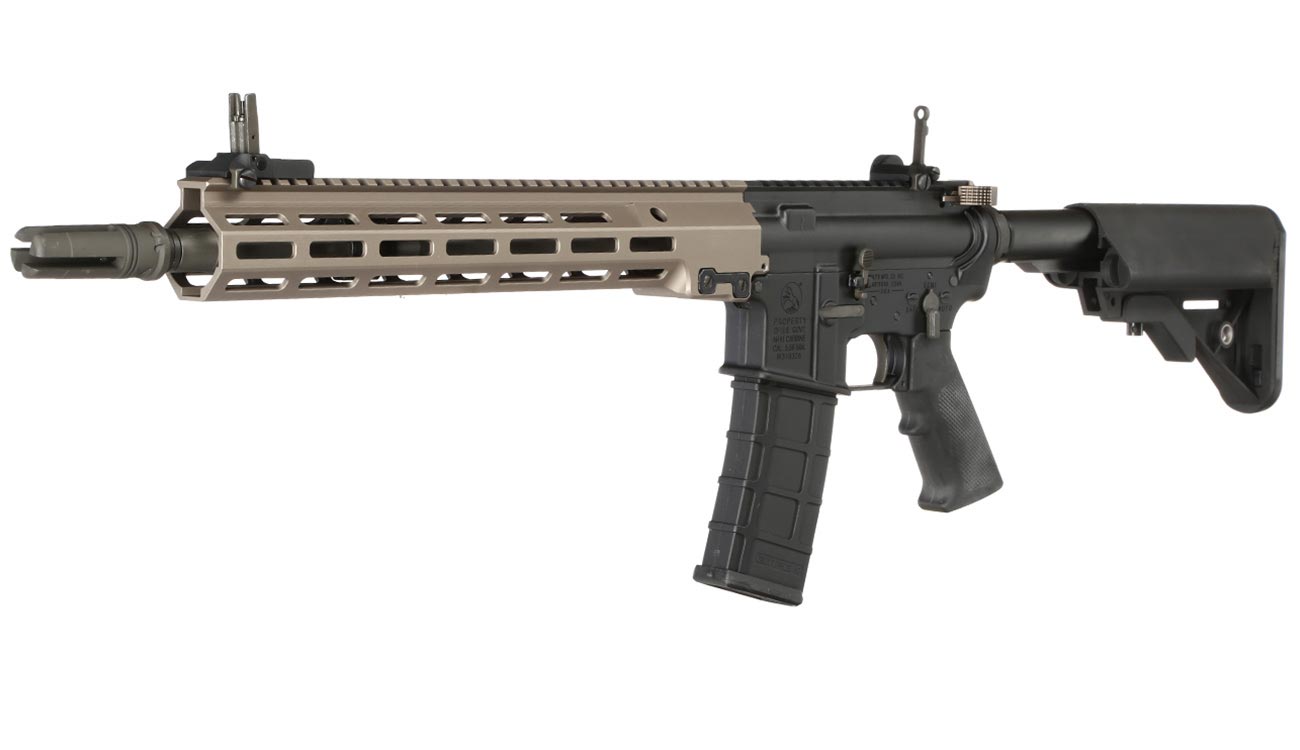 GHK Colt MK16 14.5 URGI Vollmetall Gas-Blow-Back 6mm BB Dualtone - Forged Receiver Edition