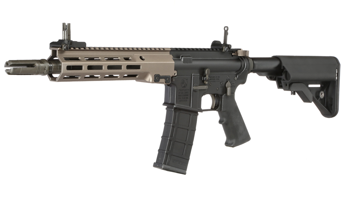 GHK Colt MK16 10.3 URGI Vollmetall Gas-Blow-Back 6mm BB Dualtone - Forged Receiver Edition