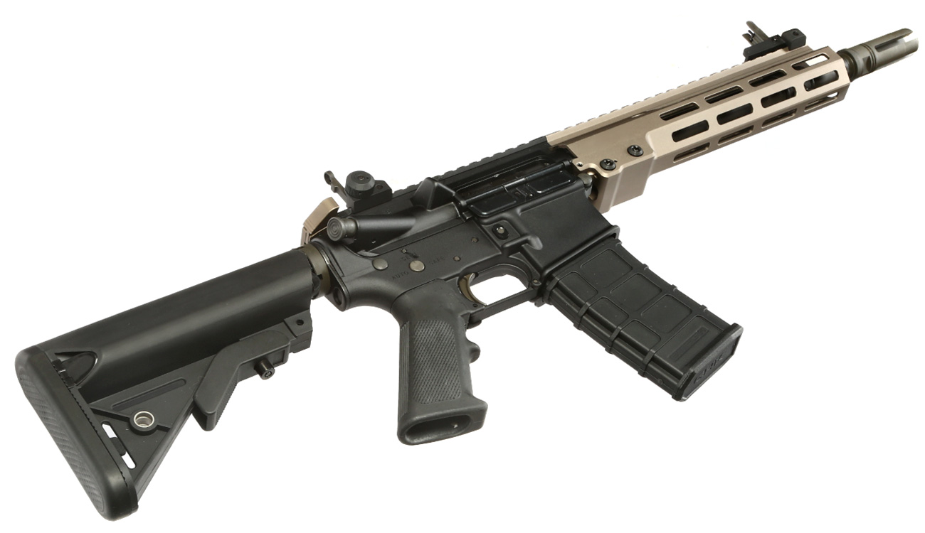 GHK Colt MK16 10.3 URGI Vollmetall Gas-Blow-Back 6mm BB Dualtone - Forged Receiver Edition Bild 4