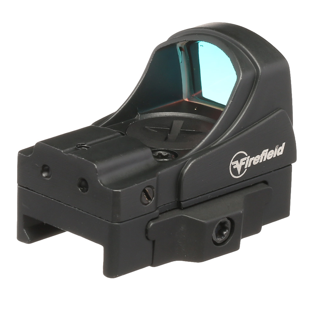 Firefield Impact Mini Reflex Sight Red-Dot 5 MOA Single-Dot LPZ inkl. 20 - 22mm + 45 Grad Halterungen schwarz Bild 1