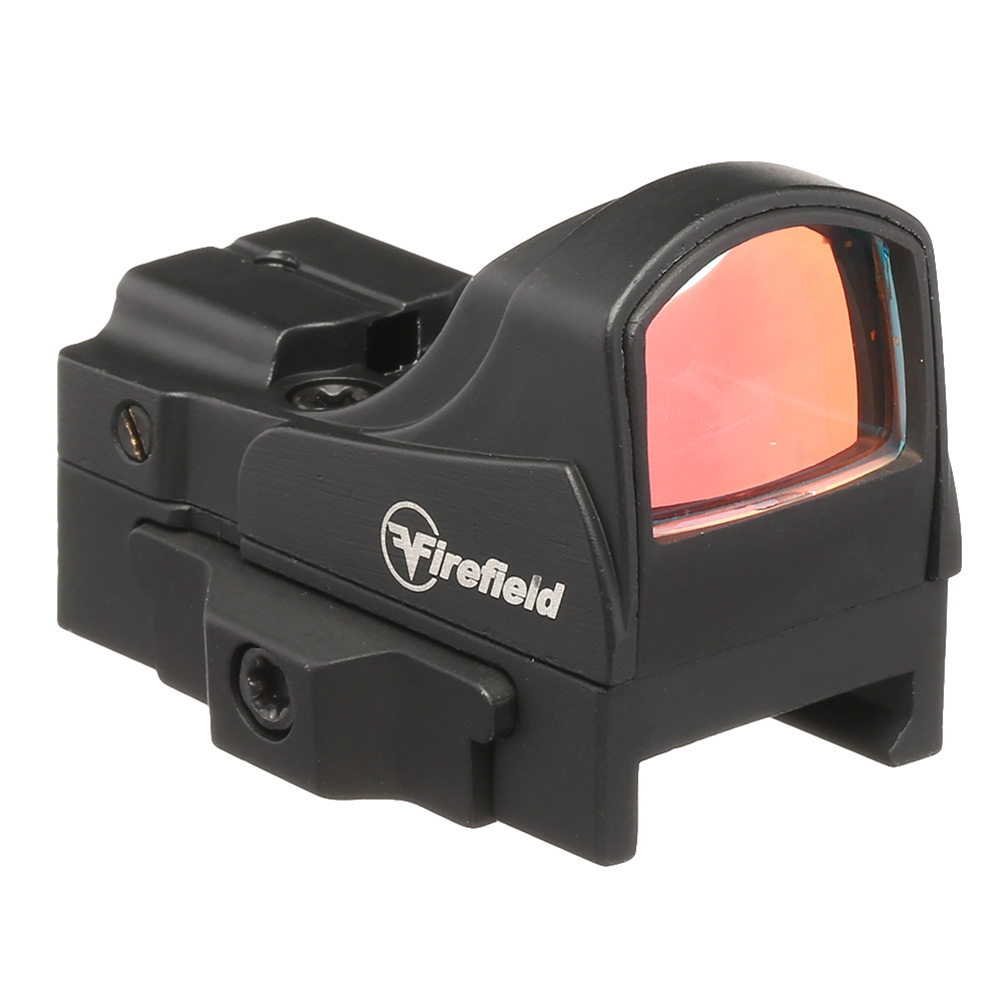 Firefield Impact Mini Reflex Sight Red-Dot 5 MOA Single-Dot LPZ inkl. 20 - 22mm + 45 Grad Halterungen schwarz Bild 2