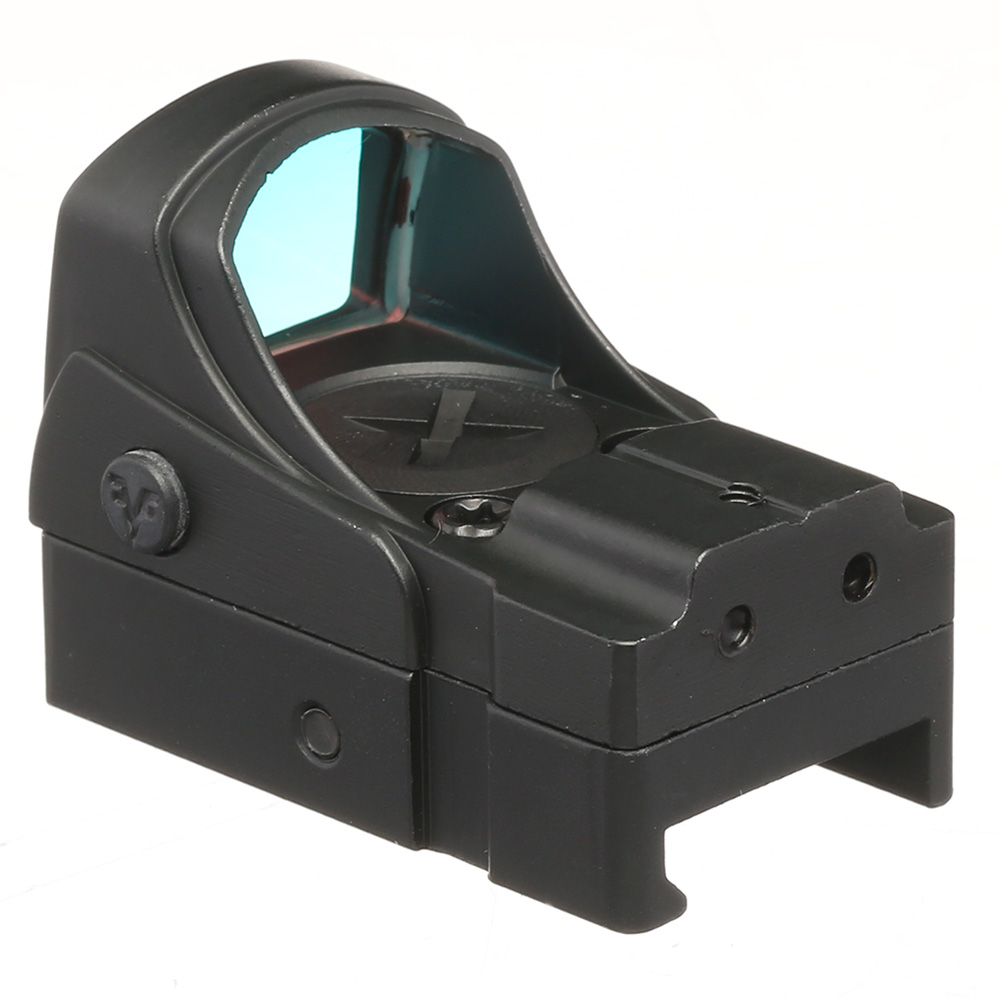 Firefield Impact Mini Reflex Sight Red-Dot 5 MOA Single-Dot LPZ inkl. 20 - 22mm + 45 Grad Halterungen schwarz Bild 3