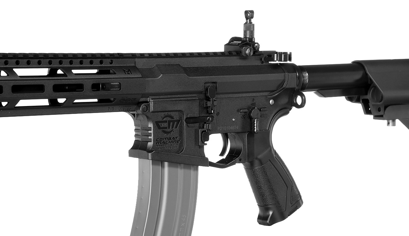 G&G CM16 Raider M-LOK 2.0 Polymergehuse S-AEG 6mm BB schwarz Bild 7