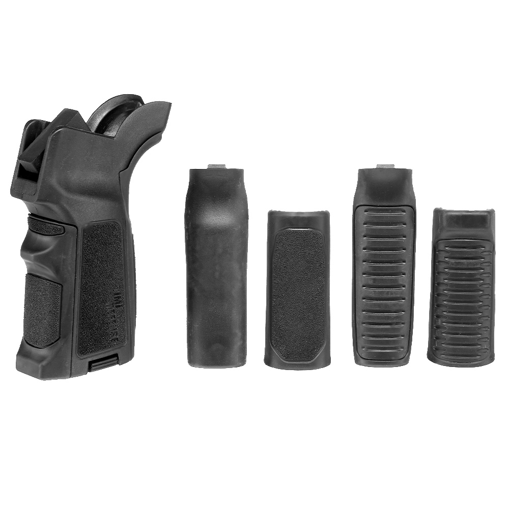 IMI M4 / M16 CG-2 Pistol Grip Griffstck mit Wechseleinstzen schwarz f. VFC / WE / WA M4 GBB Serie