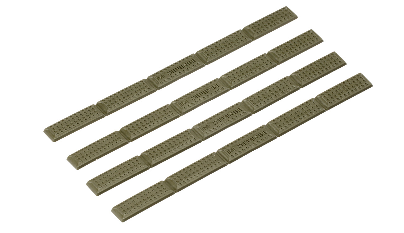IMI M-LOK Soft Polymer Rail Cover Set (4 Stck) oliv