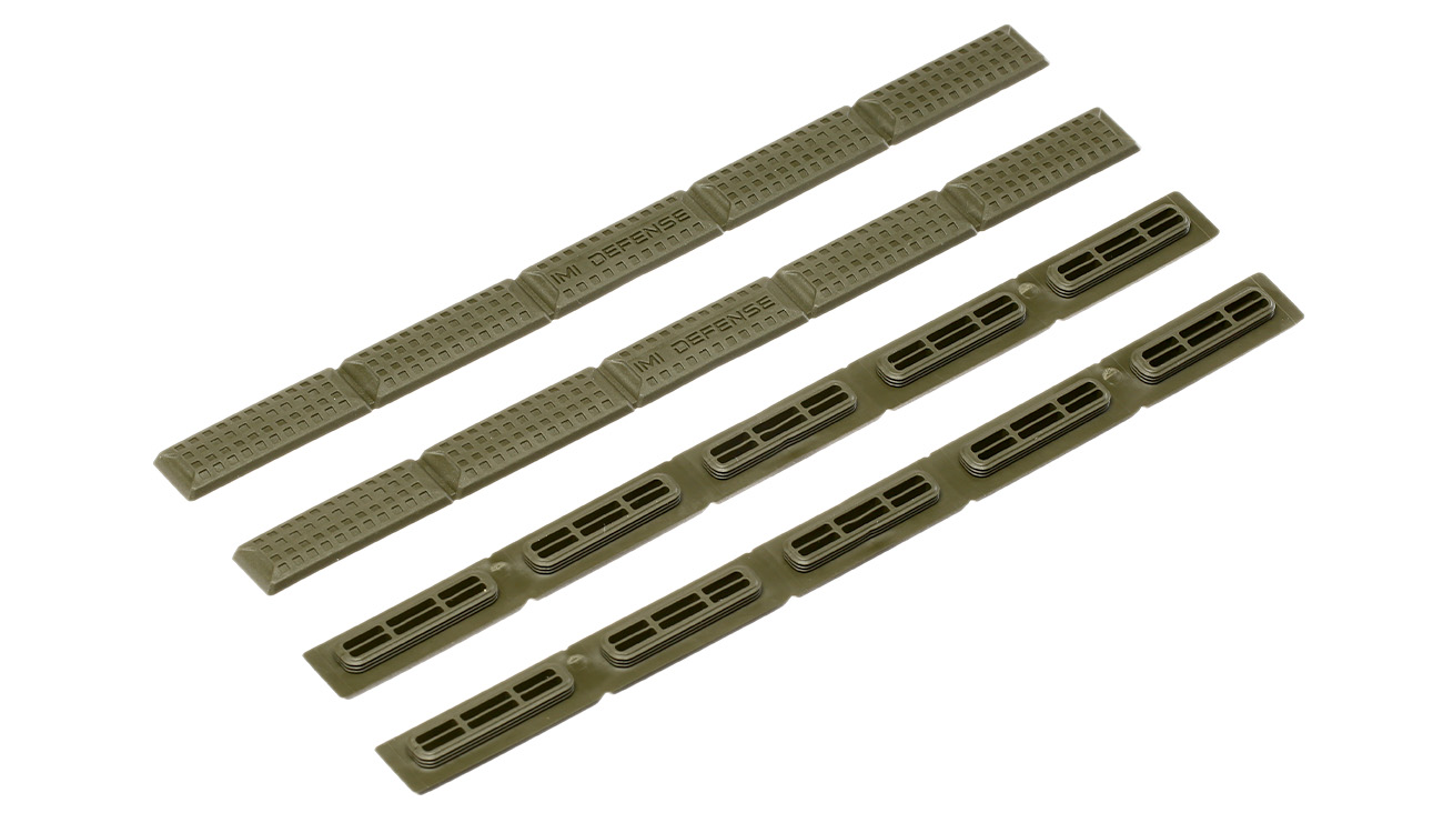IMI M-LOK Soft Polymer Rail Cover Set (4 Stck) oliv Bild 1