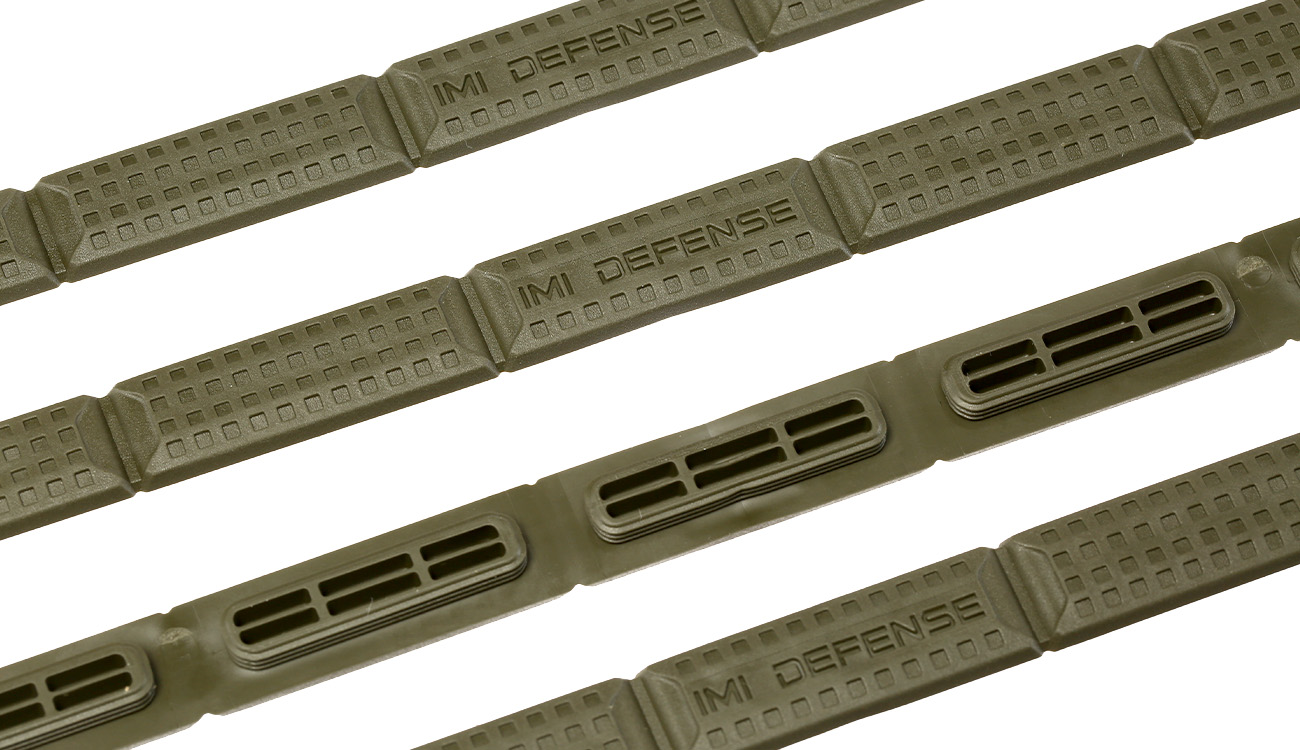 IMI M-LOK Soft Polymer Rail Cover Set (4 Stck) oliv Bild 2