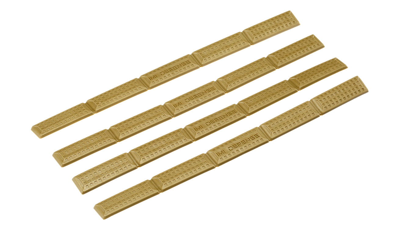 IMI M-LOK Soft Polymer Rail Cover Set (4 Stck) Tan