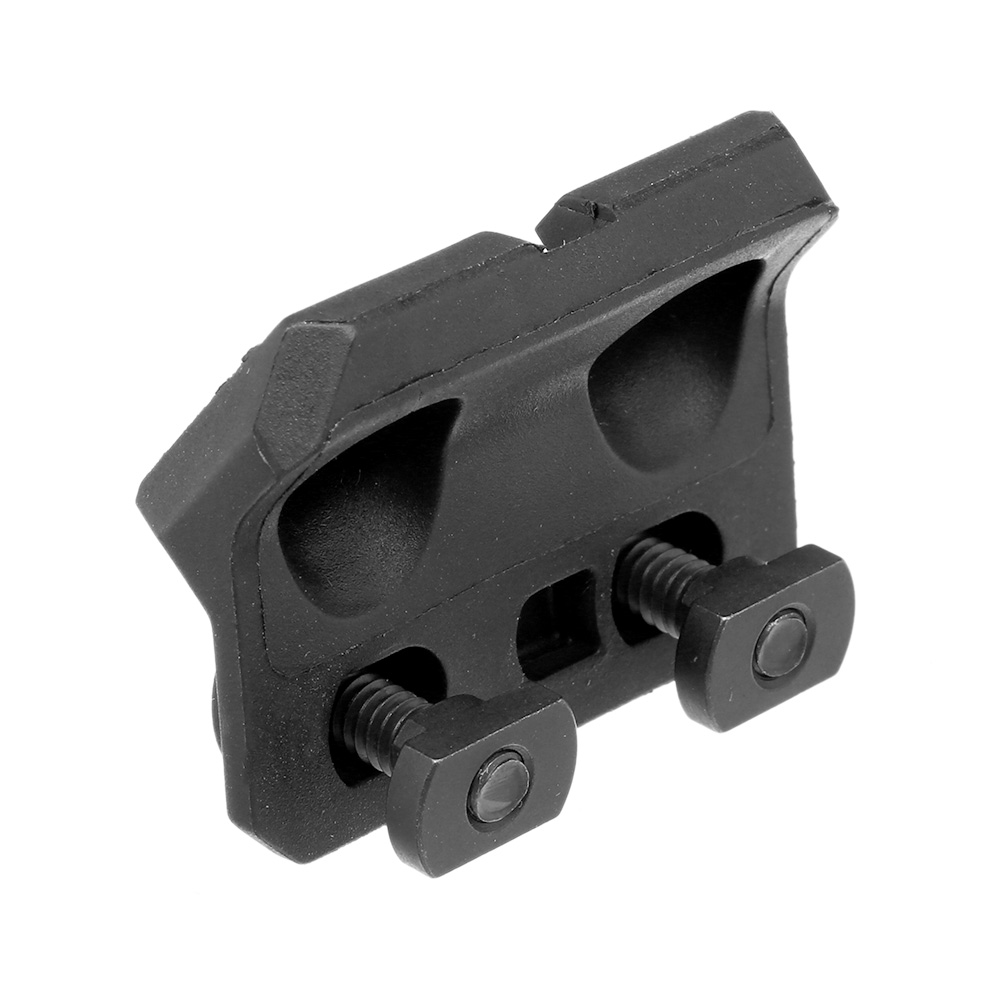 IMI M-LOK 45 Grad Offset Mount Polymer Halterung mit 21mm Schiene schwarz Bild 1