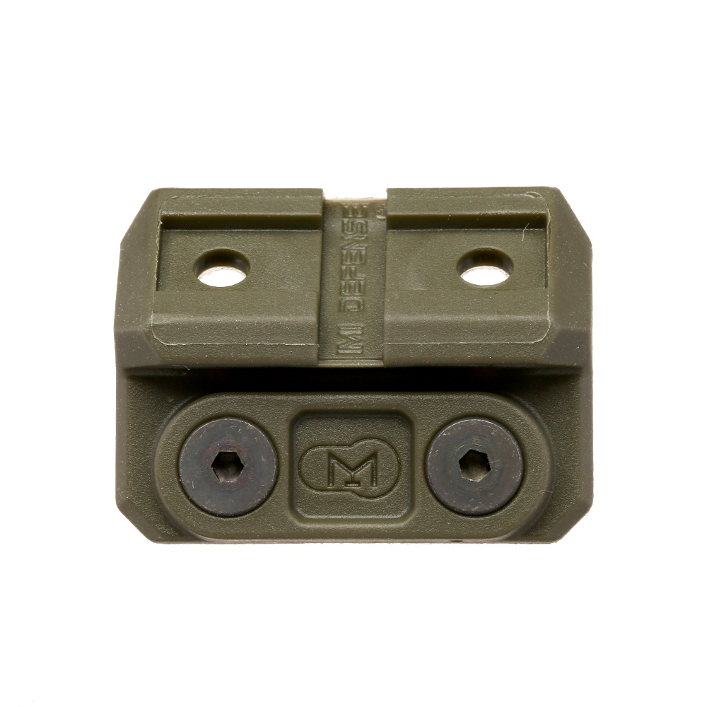 IMI M-LOK 45 Grad Offset Mount Polymer Halterung mit 21mm Schiene oliv Bild 2