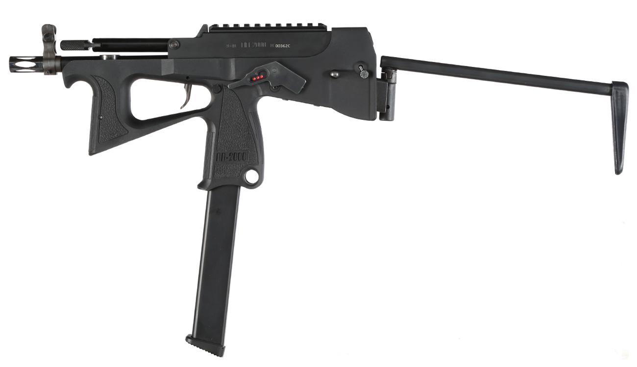 Modify PP-2000 Submachine Gun Polymer GBB 6mm BB schwarz inkl. E-Magazin / Koffer - Special Edition Bild 1