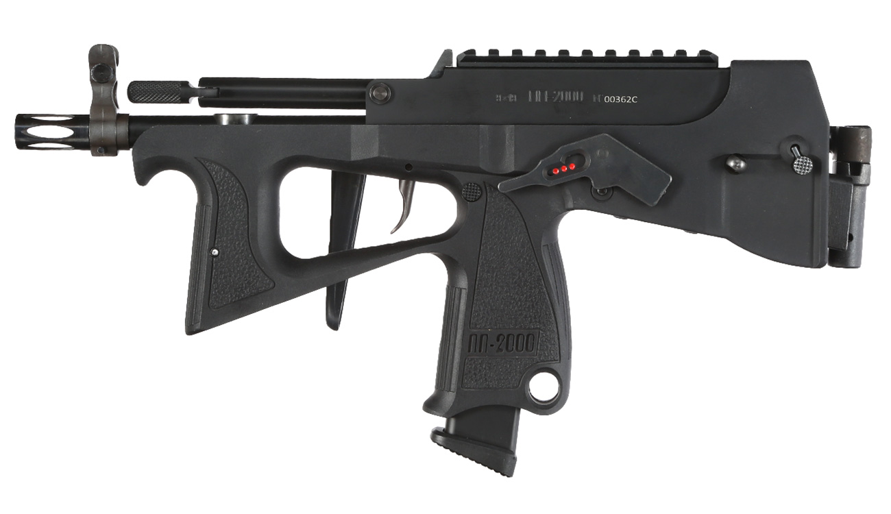 Modify PP-2000 Submachine Gun Polymer GBB 6mm BB schwarz inkl. E-Magazin / Koffer - Special Edition Bild 2