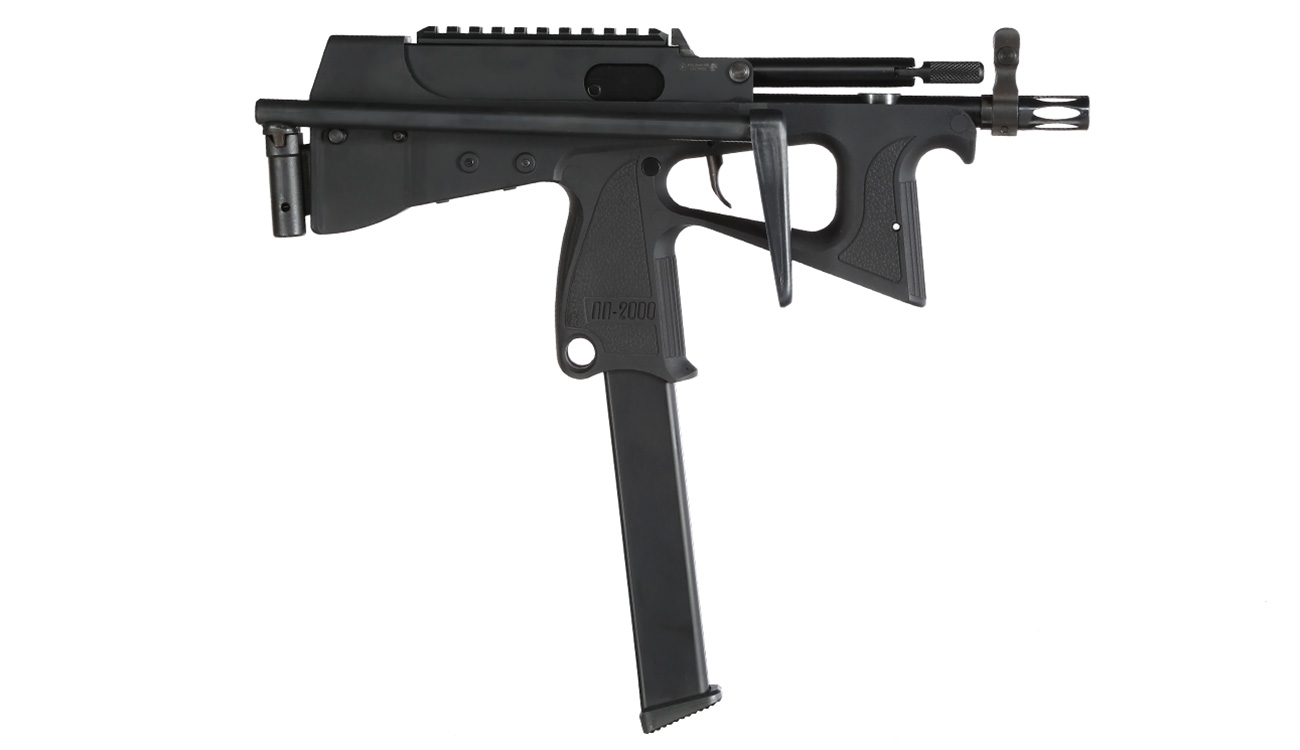 Modify PP-2000 Submachine Gun Polymer GBB 6mm BB schwarz inkl. E-Magazin / Koffer - Special Edition Bild 3