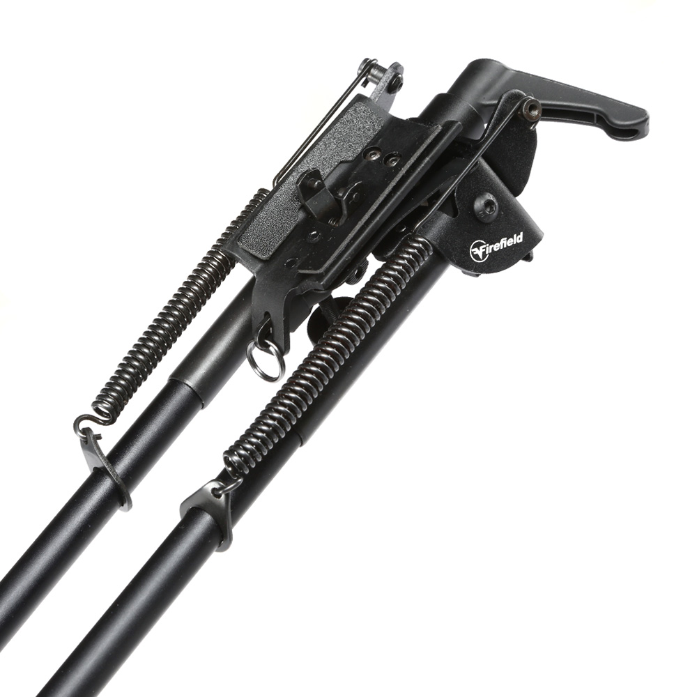 Firefield Stronghold Metall Zweibein 390 - 590 mm mit Gummife und 20 - 22mm- / Sniper-Halterung schwarz Bild 3
