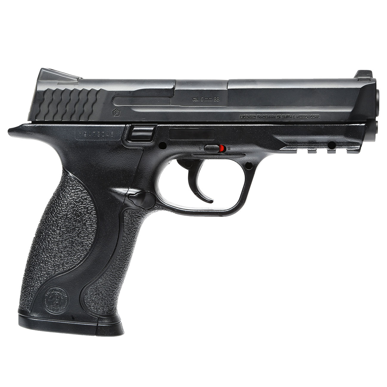 Smith & Wesson M&P40 mit Metallschlitten CO2 NBB 6mm BB schwarz Bild 2