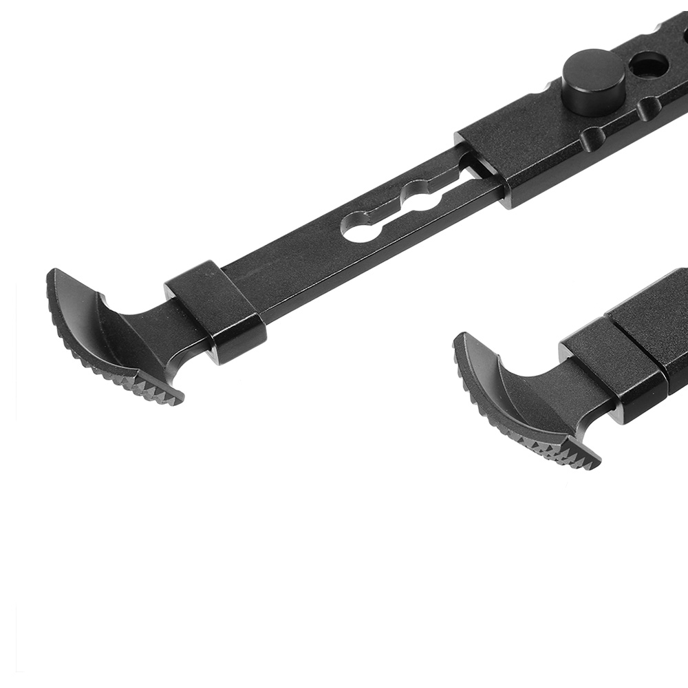 Firefield KeyMod / 20 - 22mm Scarab Side-Mount Zweibein 215 - 285 mm mit Metallfe schwarz Bild 5