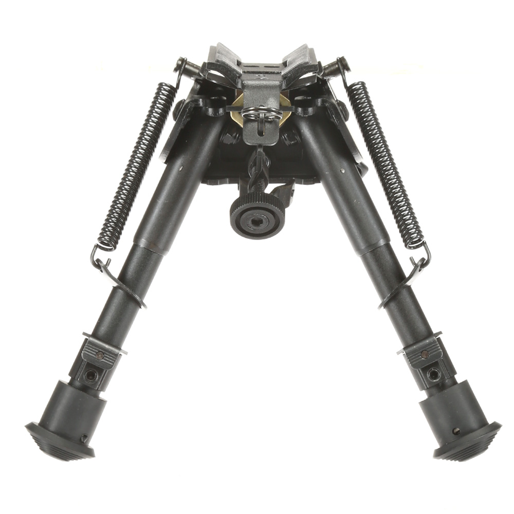 Firefield Stronghold Metall Zweibein 140 - 215 mm mit Gummife und 20 - 22mm- / Sniper-Halterung schwarz Bild 1