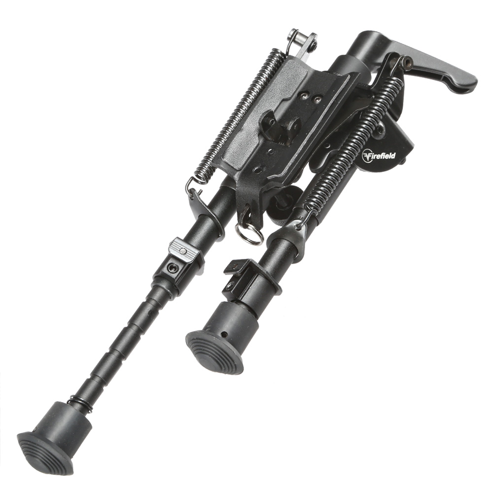Firefield Stronghold Metall Zweibein 140 - 215 mm mit Gummife und 20 - 22mm- / Sniper-Halterung schwarz Bild 4
