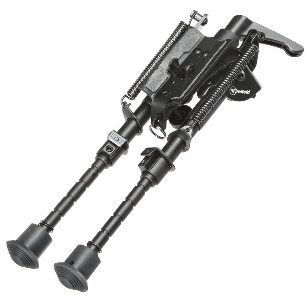 Firefield Stronghold Metall Zweibein 140 - 215 mm mit Gummife und 20 - 22mm- / Sniper-Halterung schwarz Bild 6