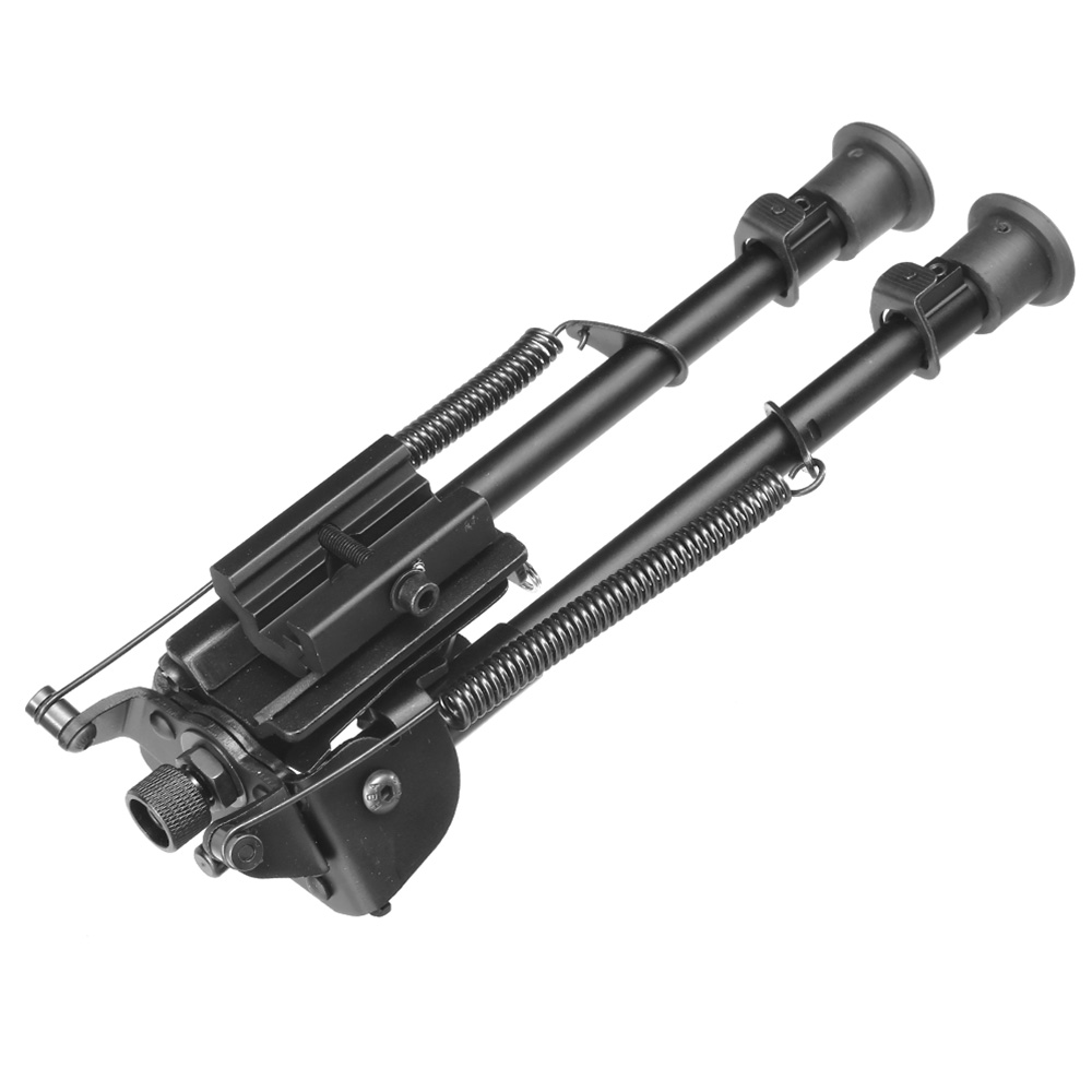 Firefield Compact Metall Zweibein 220 - 370 mm mit Gummife und 20 - 22mm- / Sniper-Halterung schwarz Bild 7