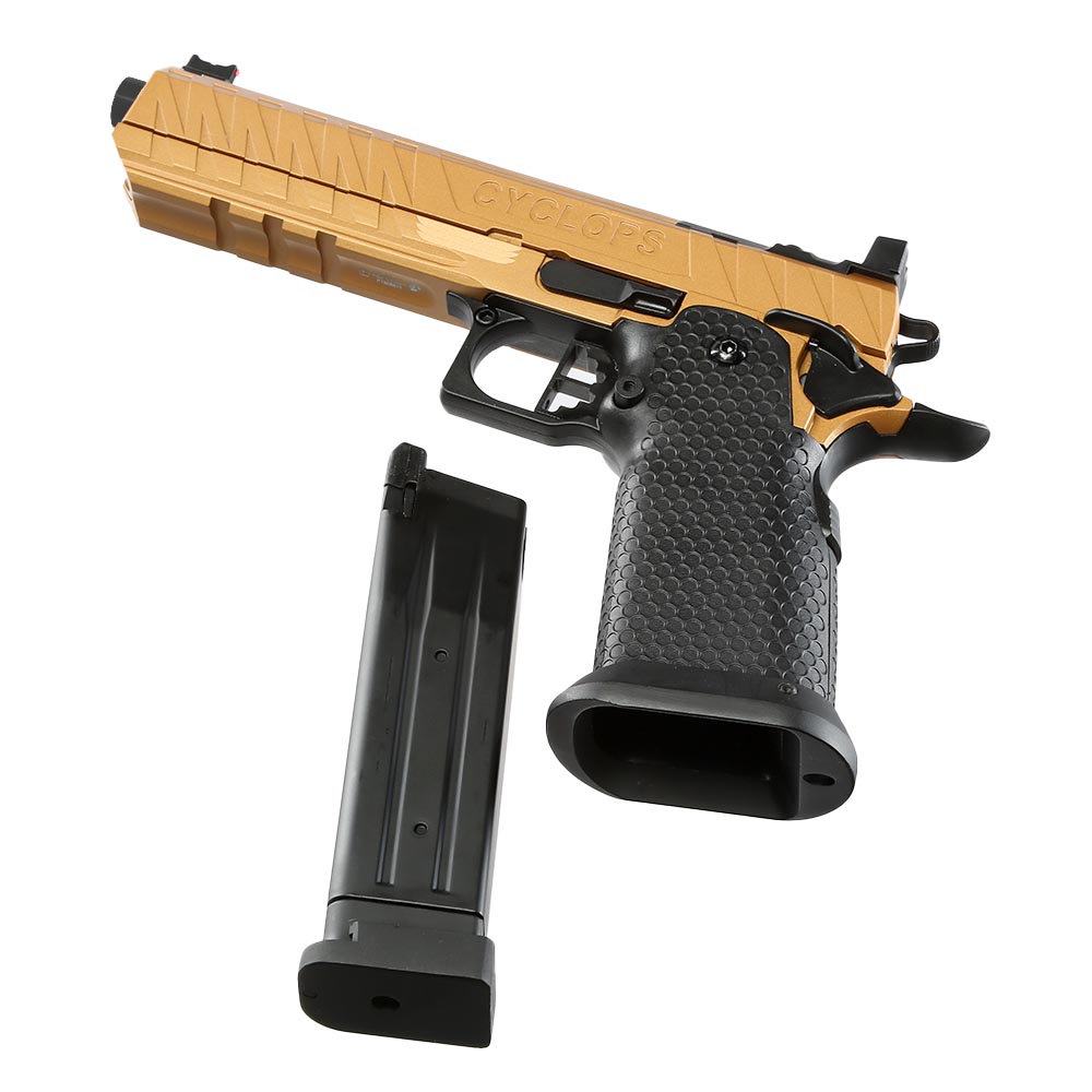 Echo1 Hi-Capa 6 Cyclops Vollmetall GBB 6mm BB bronze Bild 6