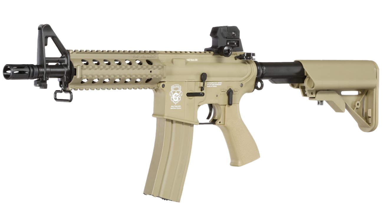 G&G GR15 RIS Raider BlowBack AEG 6mm BB Desert Tan