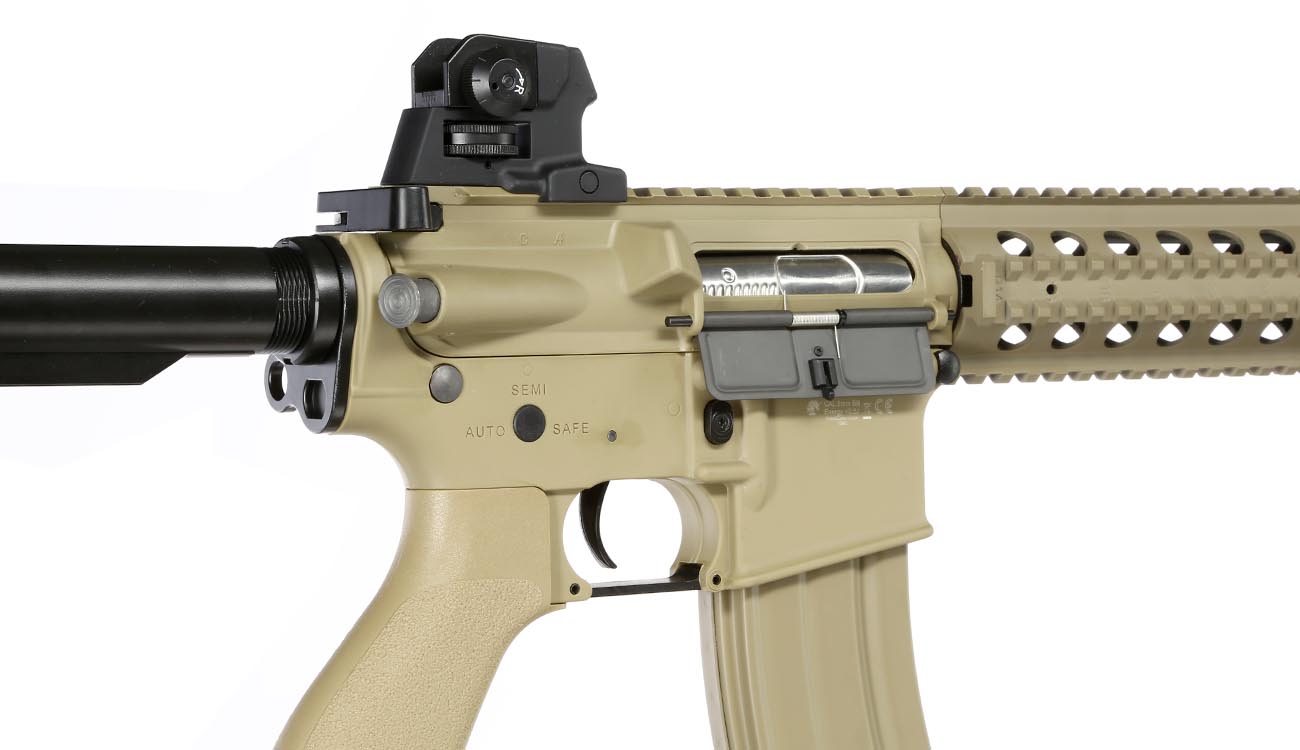 G&G GR15 RIS Raider BlowBack AEG 6mm BB Desert Tan Bild 8