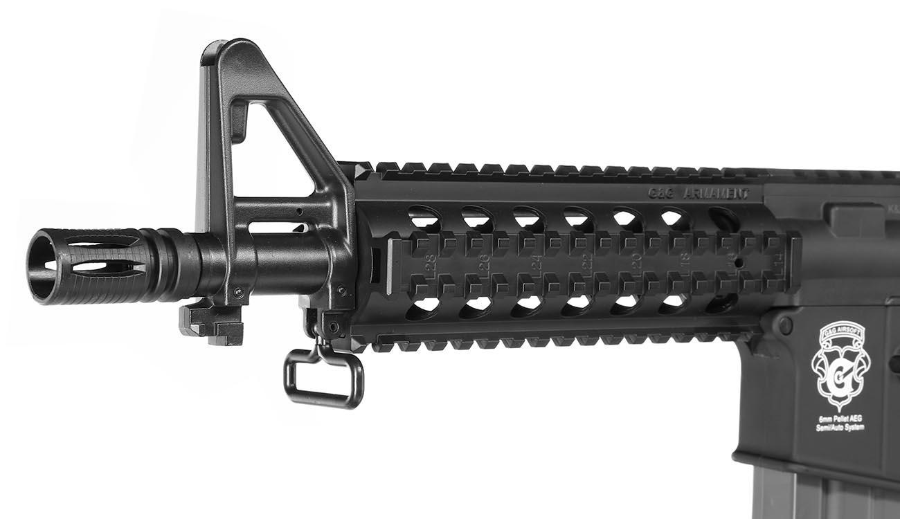 G&G GR15 RIS Raider BlowBack AEG 6mm BB schwarz Bild 6