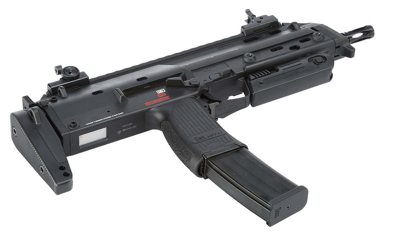 Heckler & Koch MP7 A1 S-AEG Mosfet-Edition 6mm BB schwarz - Generation 2 Bild 5
