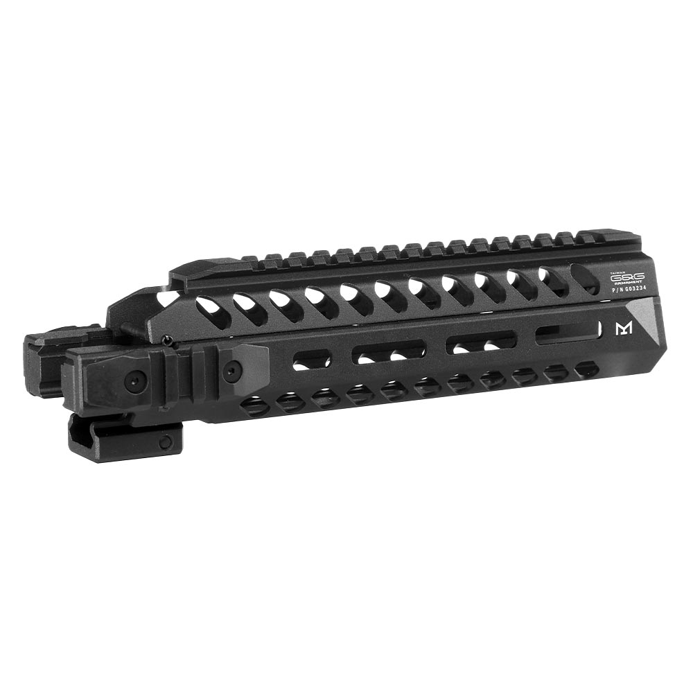 G&G M-LOK Aluminium Rail Handguard f. G&G Combat Machine GTW91 / T91 S-AEG schwarz