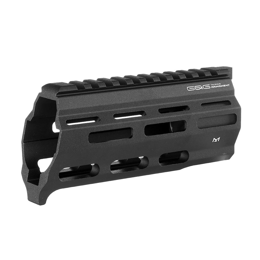 G&G MXC9 / PCC45 Aluminium XVI M-LOK Rail Handguard 5 Zoll schwarz