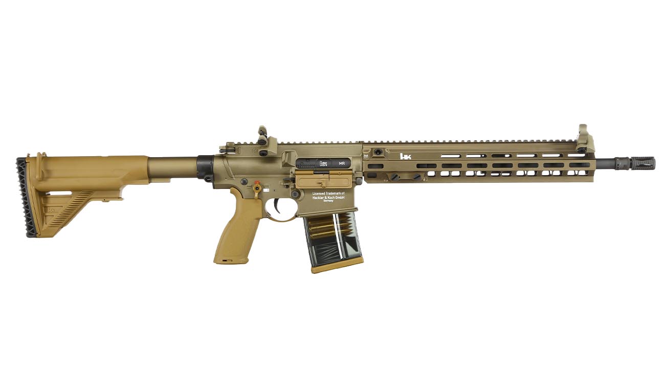 Heckler & Koch HK M110 A1 V3 Mosfet Vollmetall S-AEG 6mm BB grnbraun Bild 2