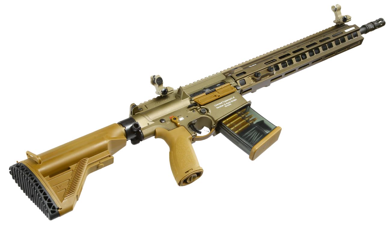Heckler & Koch HK M110 A1 V3 Mosfet Vollmetall S-AEG 6mm BB grnbraun Bild 4