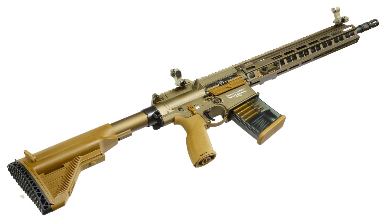 Heckler & Koch HK M110 A1 V3 Mosfet Vollmetall S-AEG 6mm BB grnbraun Bild 5