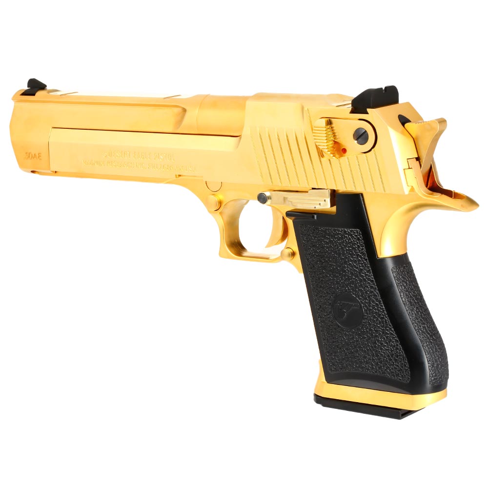 Wei-ETech Desert Eagle .50AE Vollmetall GBB 6mm BB Electroplated Gold Bild 8