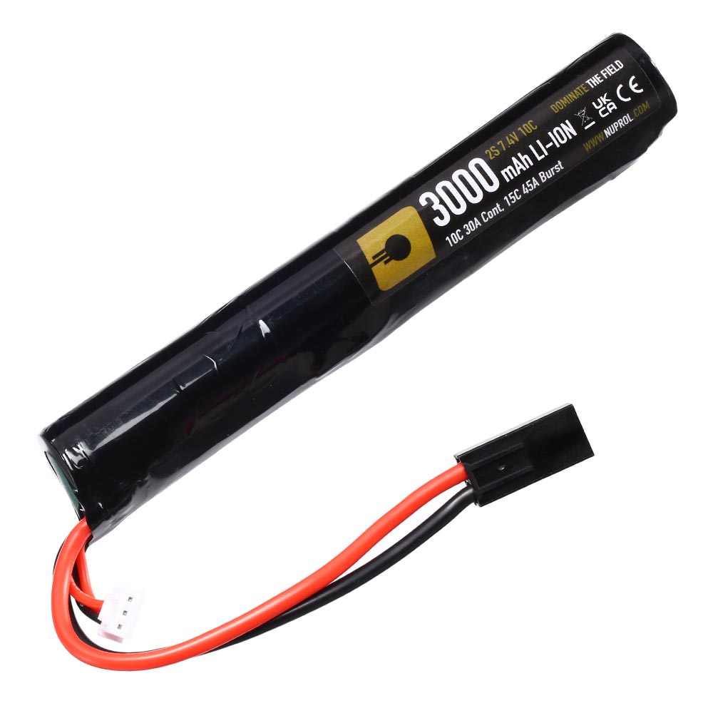 Nuprol Power Series Li-Ion Akku 7,4V 3000mAh 10C / 15C Stick-Type m. Mini-Tam Anschluss Bild 2