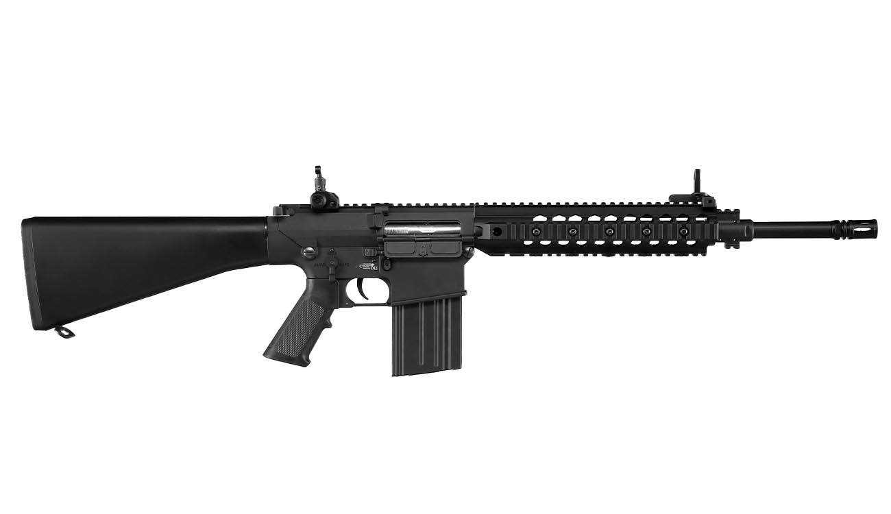 Versandrckufer Double Bell SR25 Rifle Professional Line Vollmetall S-AEG 6mm BB schwarz Bild 2