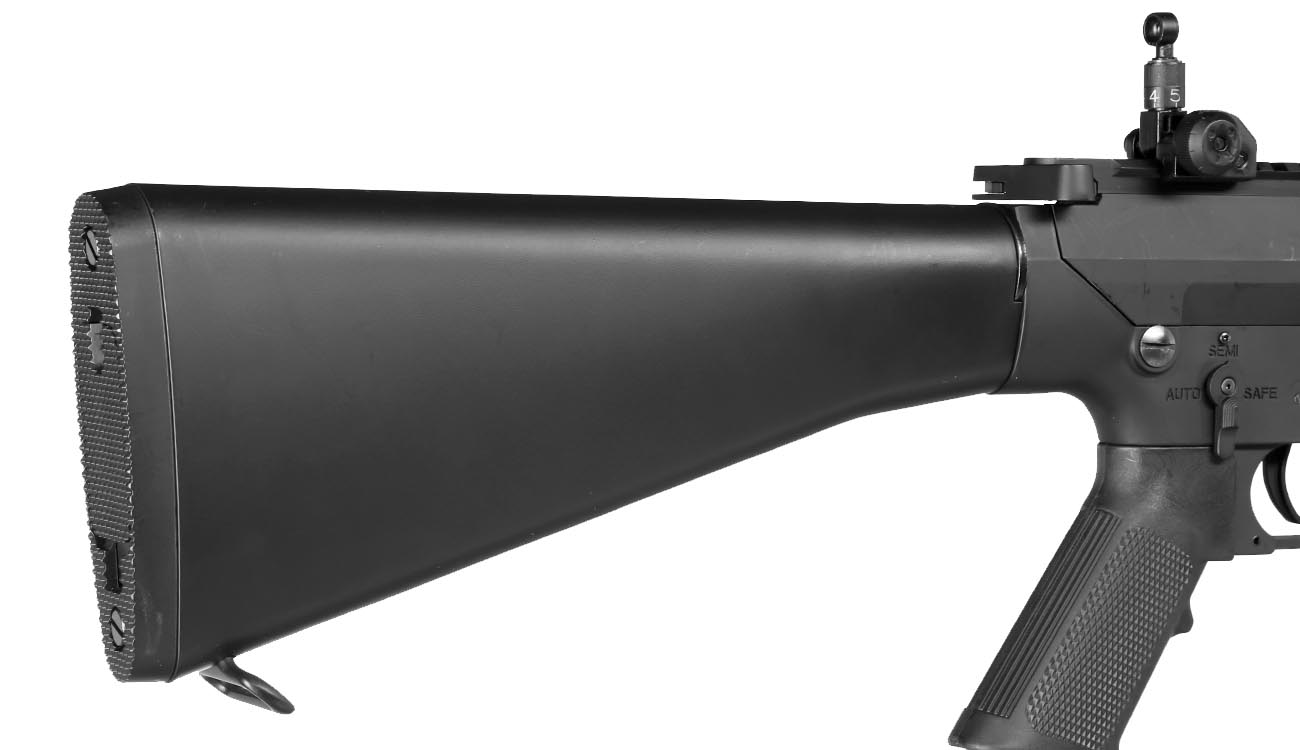 Versandrckufer Double Bell SR25 Rifle Professional Line Vollmetall S-AEG 6mm BB schwarz Bild 8
