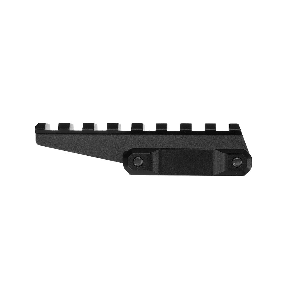 Aim-O Aluminium Scope-Riser 8 Slots / 85 mm mit 16 mm Erhhung f. 20 - 22 mm Schienen schwarz Bild 2
