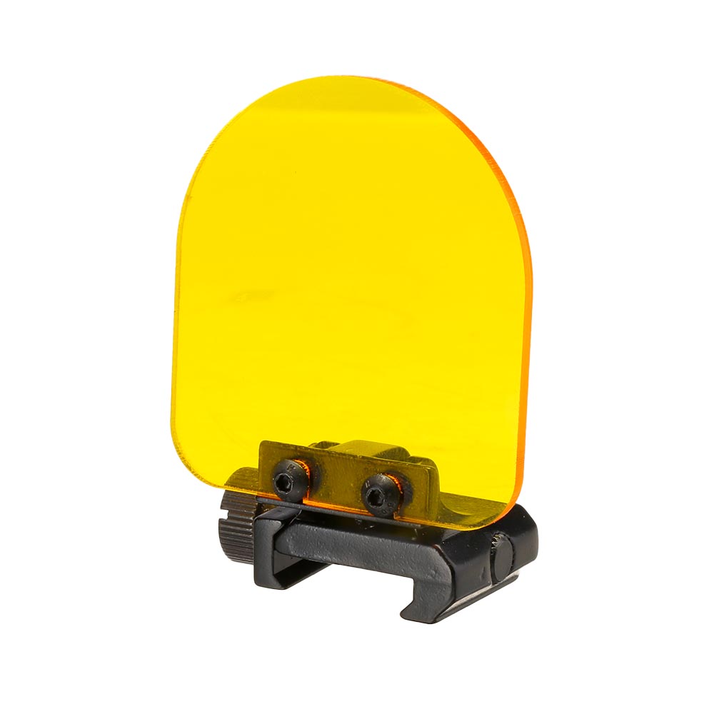 Aim-O Zielgerät BB Schutzschild 63mm schwarz inkl. gelben Ersatzglas Bild 5