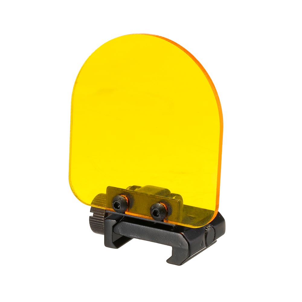 Aim-O Zielgerät BB Schutzschild 63mm schwarz inkl. gelben Ersatzglas Bild 6