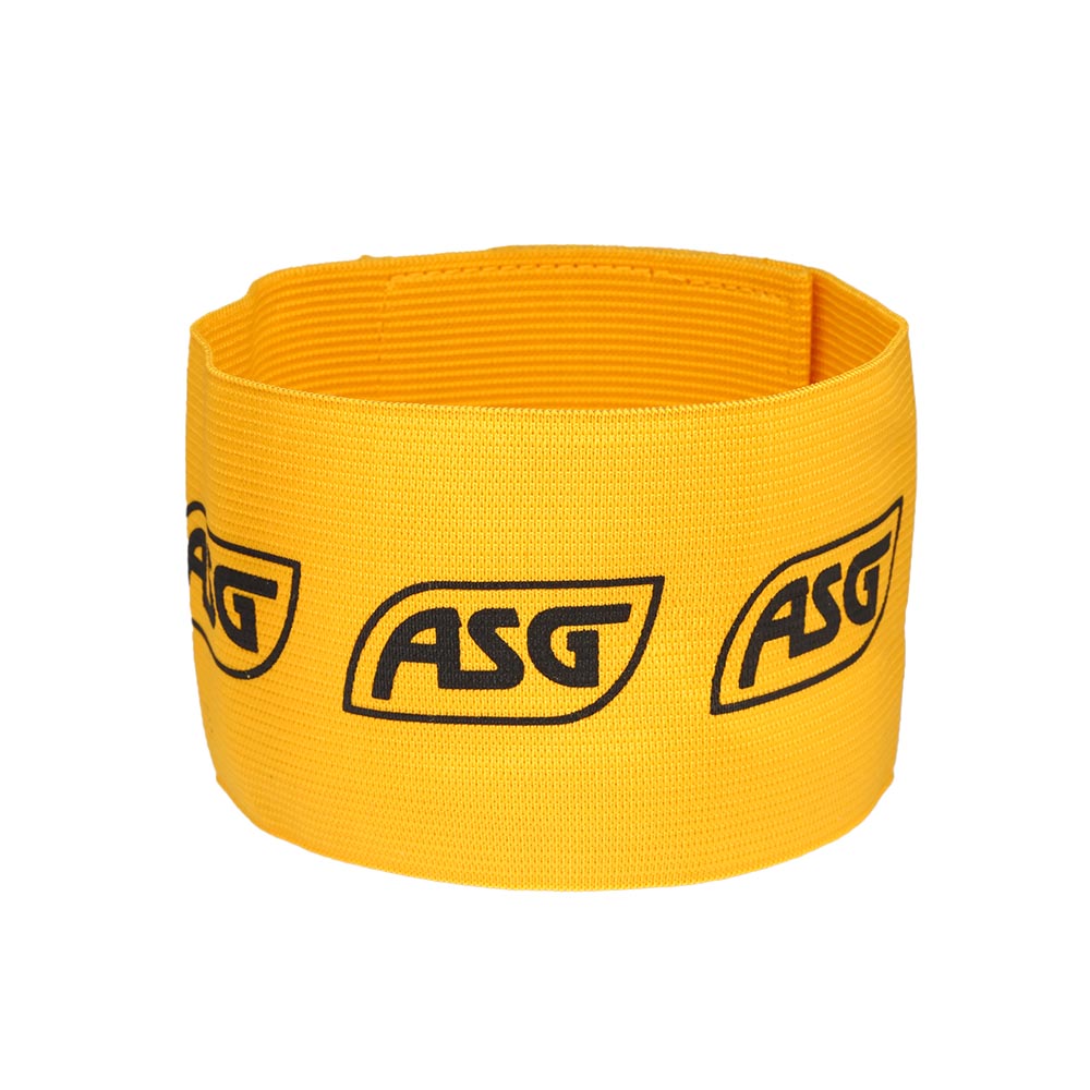 ASG Team Armband mit Klettverschluss dehnbar gelb - 1 Stck
