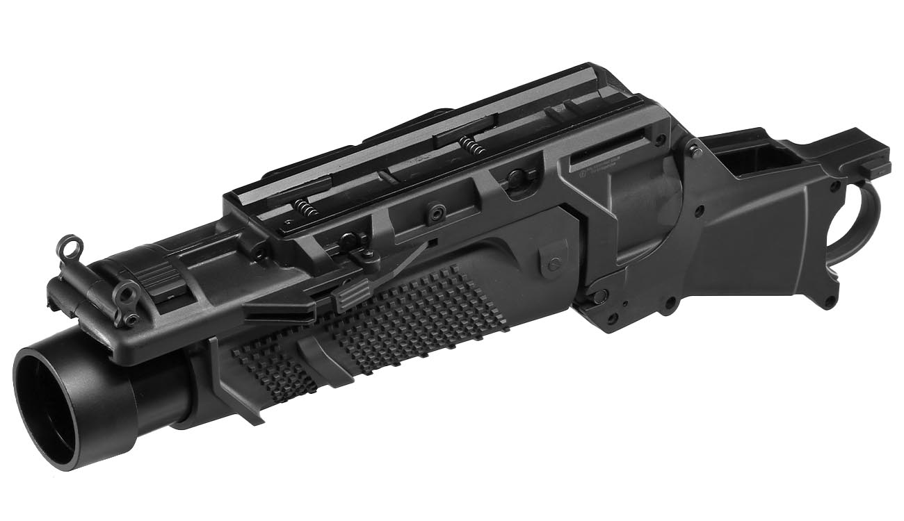 Cyma EGLM 40mm Granatwerfer f. SCAR-L / MK16 Airsoftgewehre schwarz